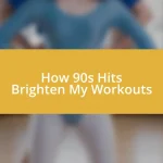 How 90s Hits Brighten My Workouts