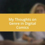 My Thoughts on Genre in Digital Comics