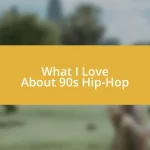 What I Love About 90s Hip-Hop